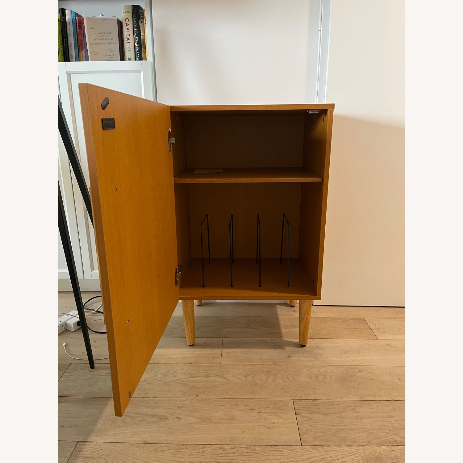 Pottery Barn Presley Record Player Stand - image-2