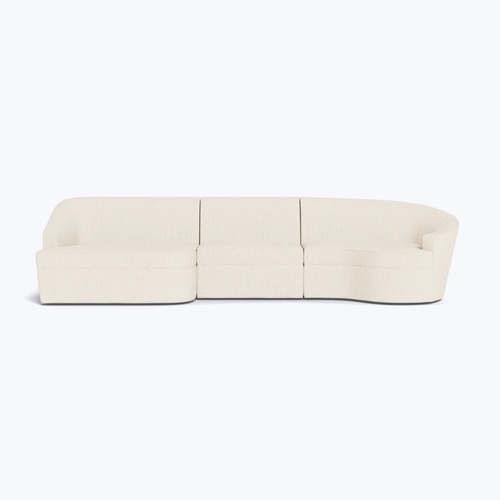 Used ABC Carpet and Home Downy White Elise Sectional for sale on AptDeco