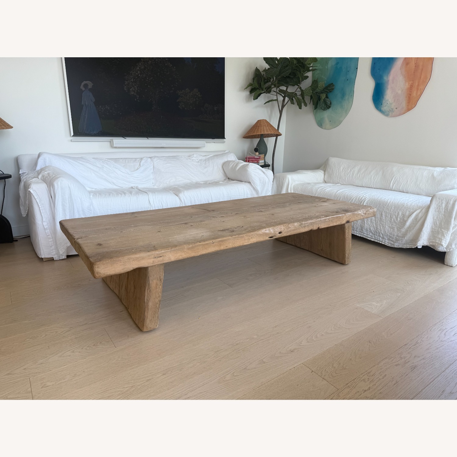 Restoration Hardware Reclaimed Wood Table - image-1