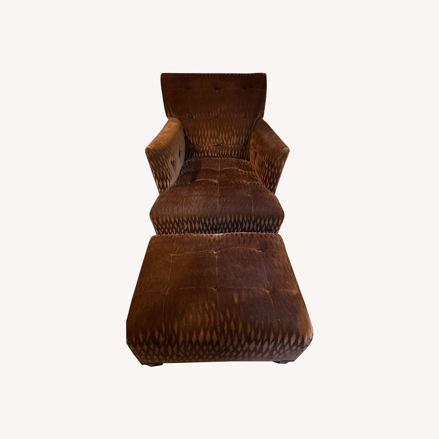 Custom Chair and Ottoman - image-0