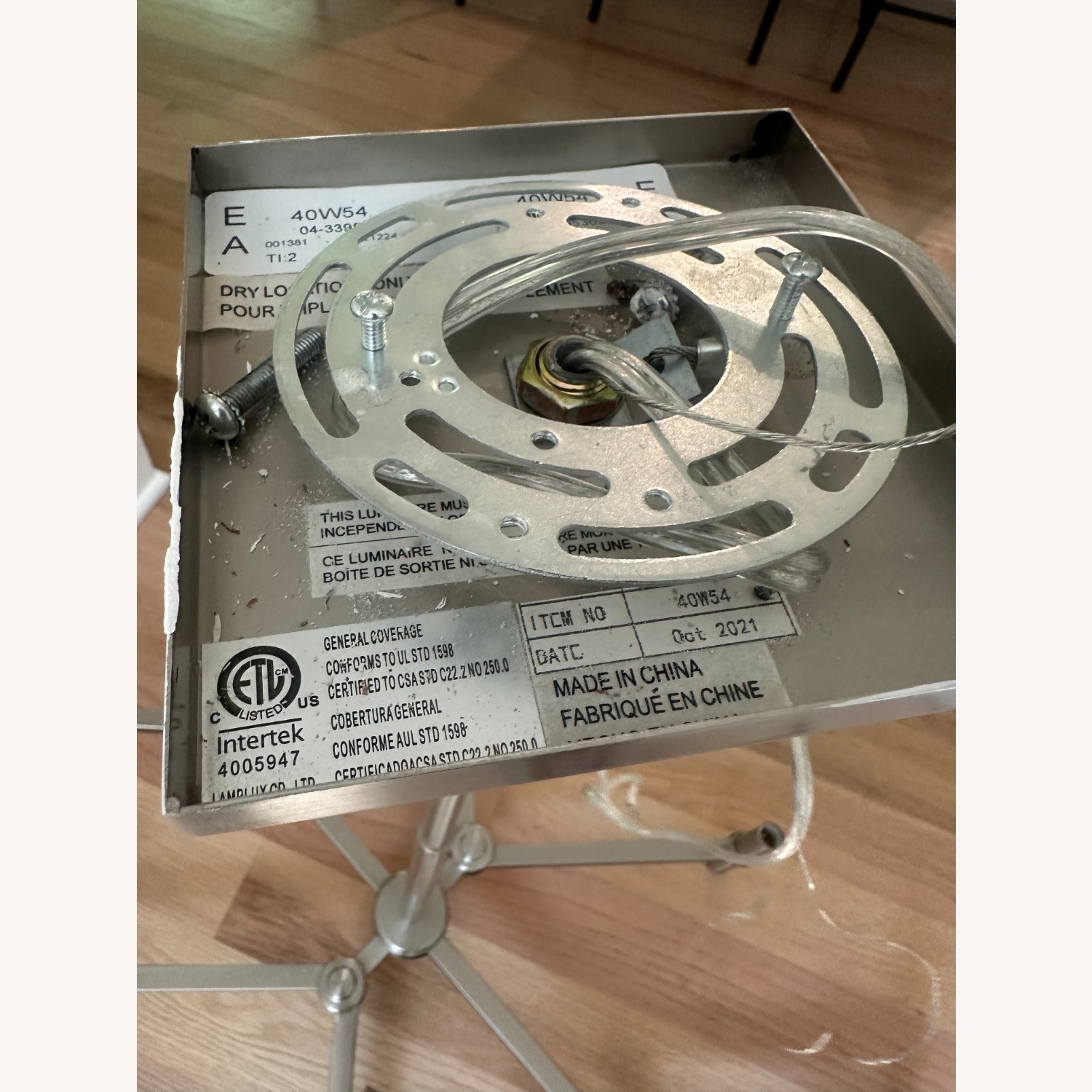 8-Light Satin Nickel Dimmable Chandelier - image-4