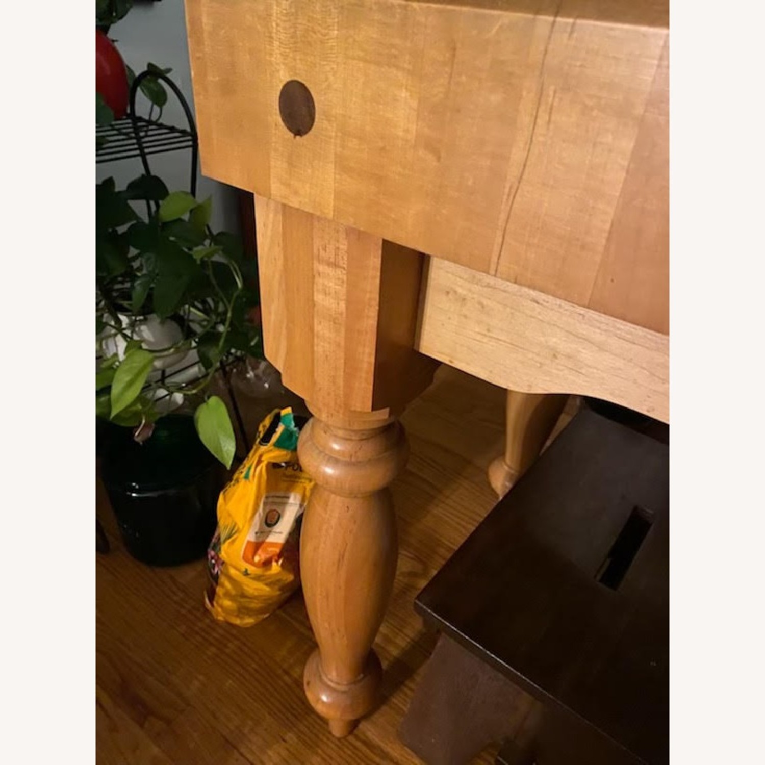 Vintage Butcher Block Stand - image-3