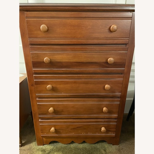 ヴィンテージチェスト　US vintage Harmony House Vintage Harmony House Solid Mahogany 4 Drawer Dresser - AptDeco