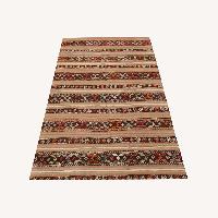Midcentury Rustic Rug In Cappadocia Clay/Sandstone