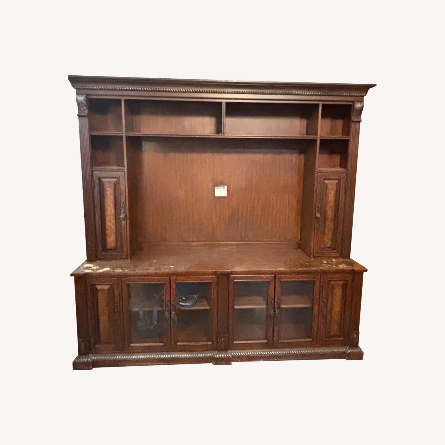 Antique Entertainment Stand - image-0