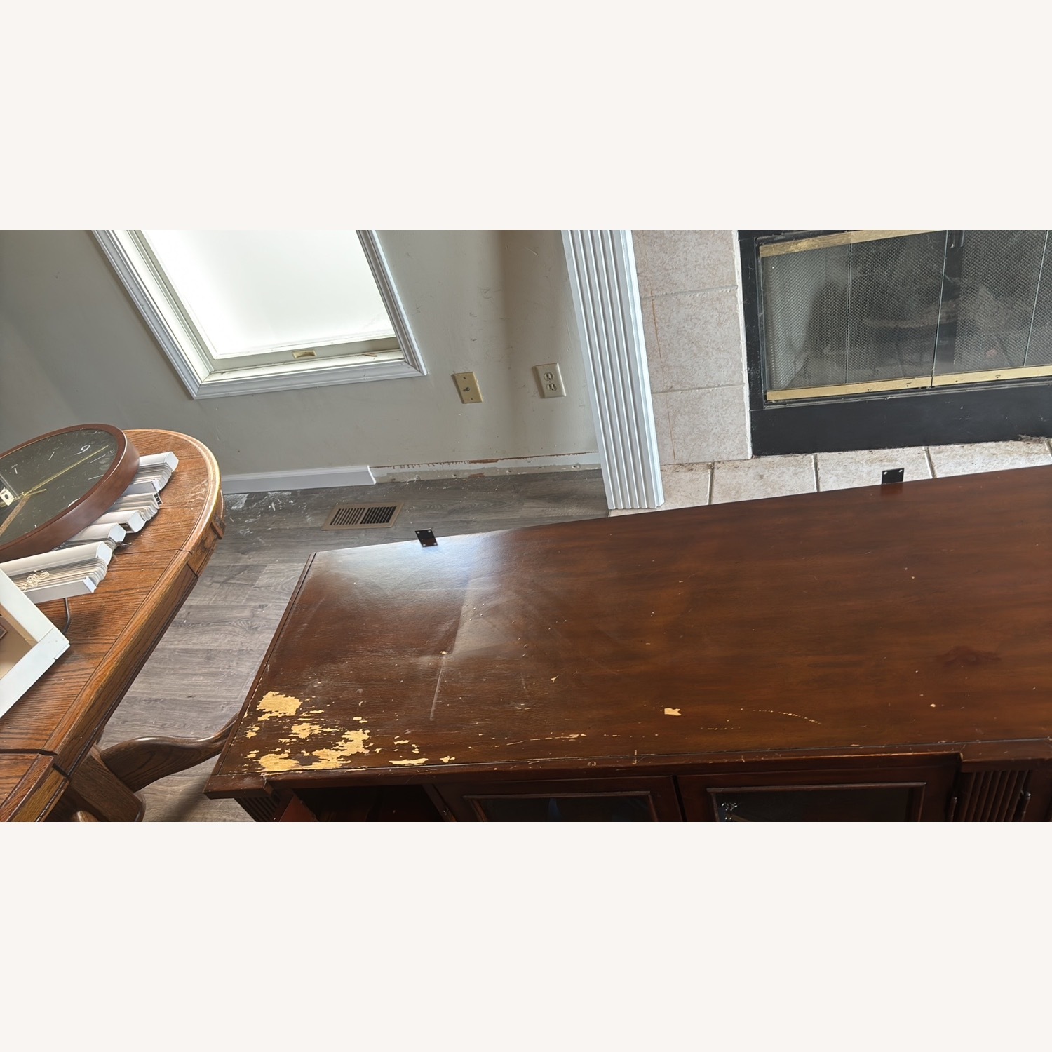 Antique Entertainment Stand - image-2