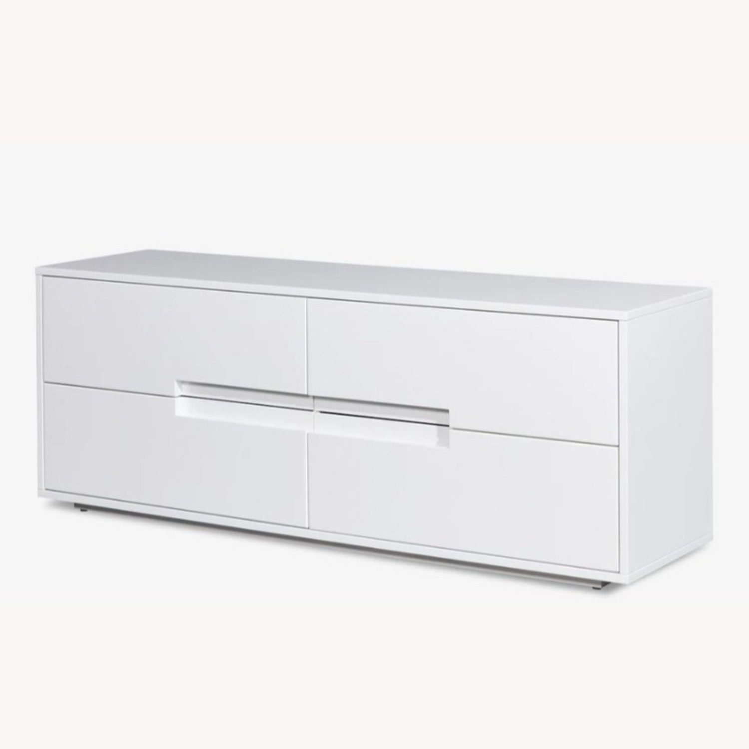CB2  White Glossy Latitude Low Dresser - image-2