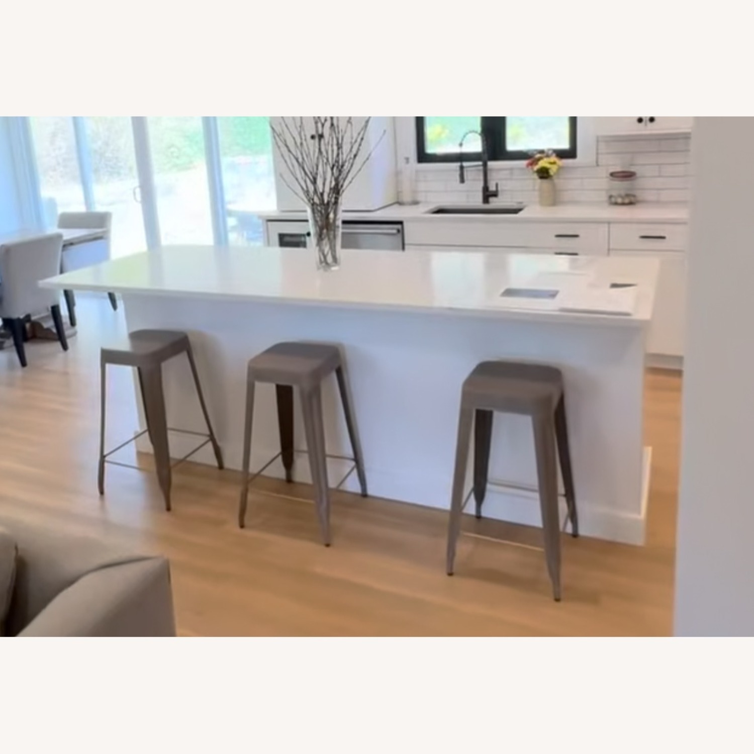 Made Goods Jamy Leather Bar Stool - image-2