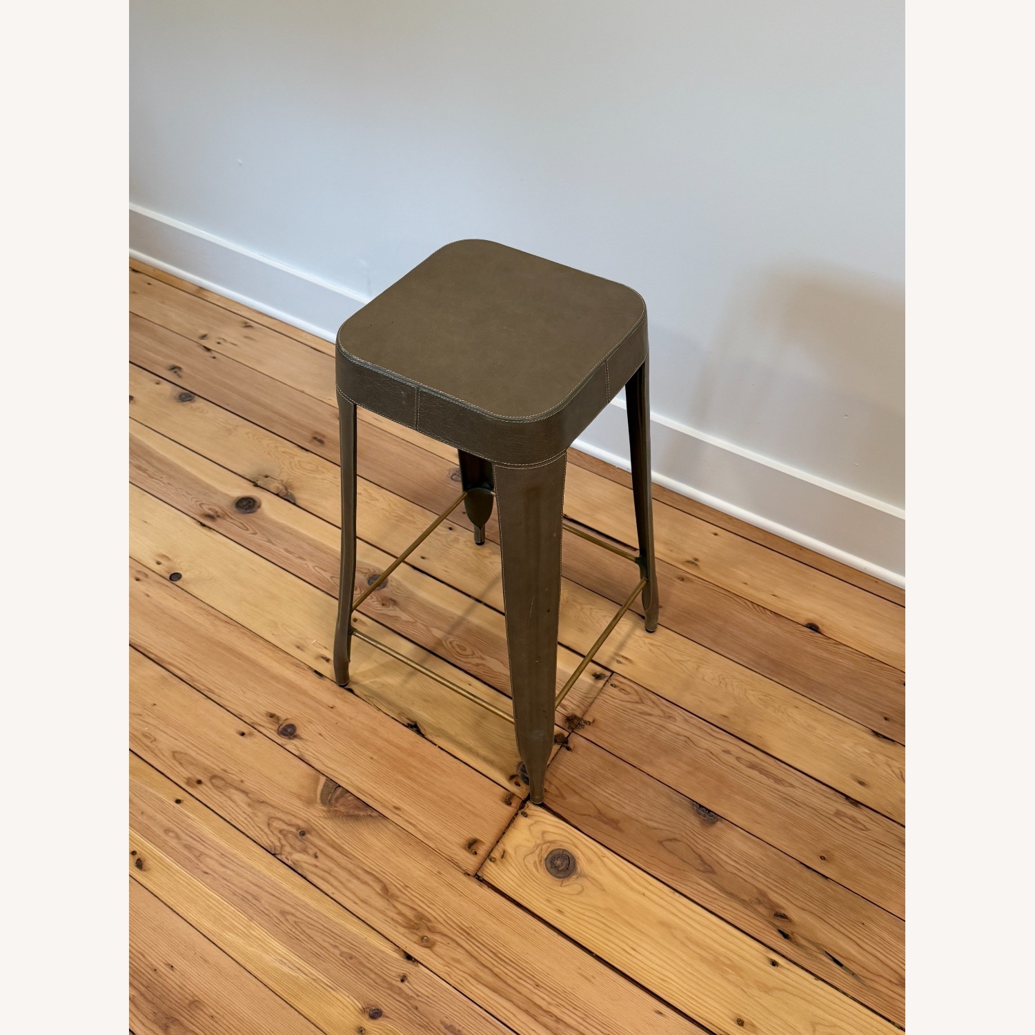 Made Goods Jamy Leather Bar Stool - image-3