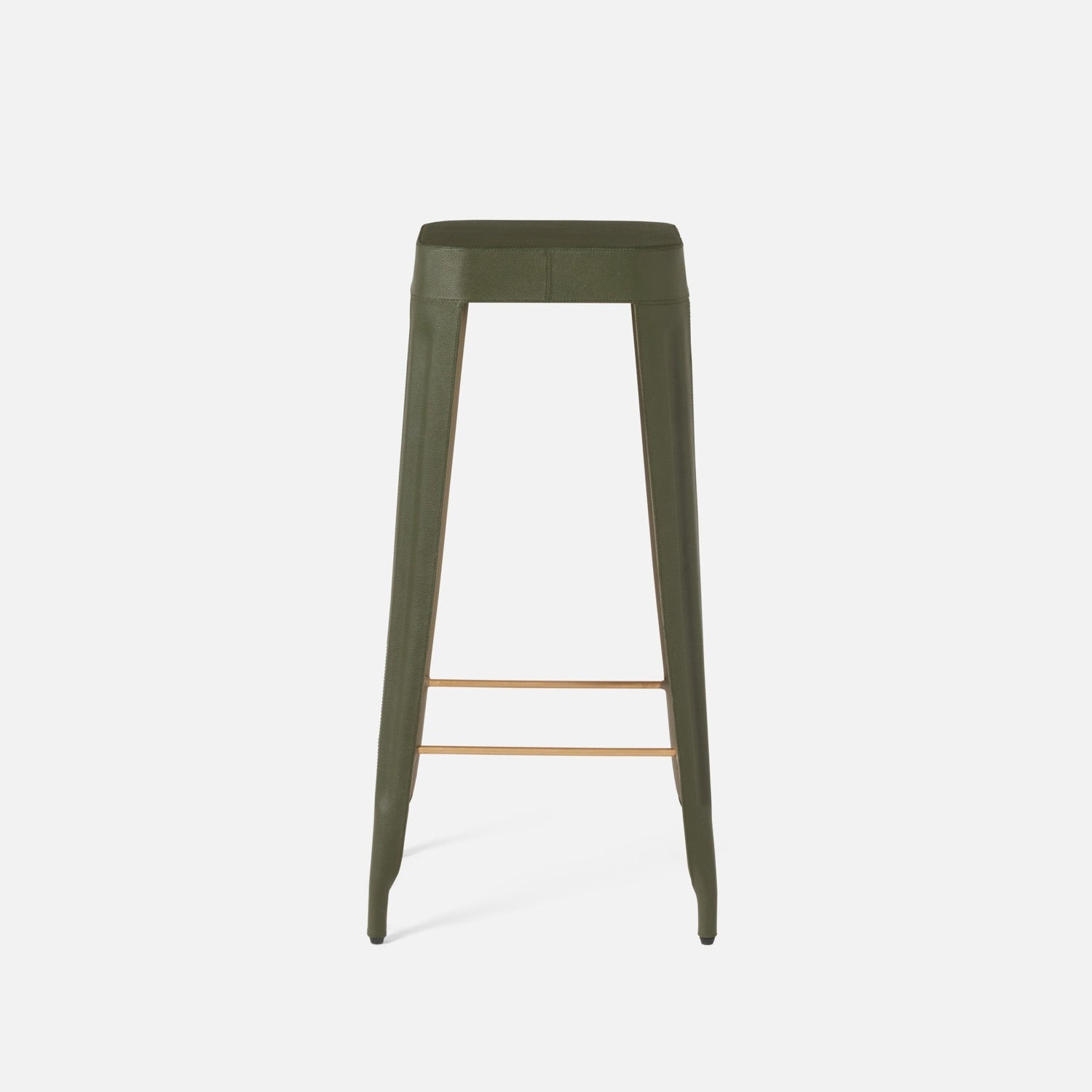 Made Goods Jamy Leather Bar Stool - image-4