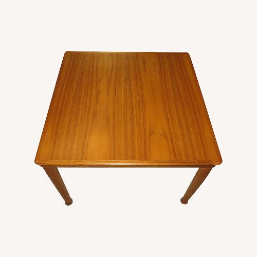 Used Solid Teak Square Side Table for sale on AptDeco