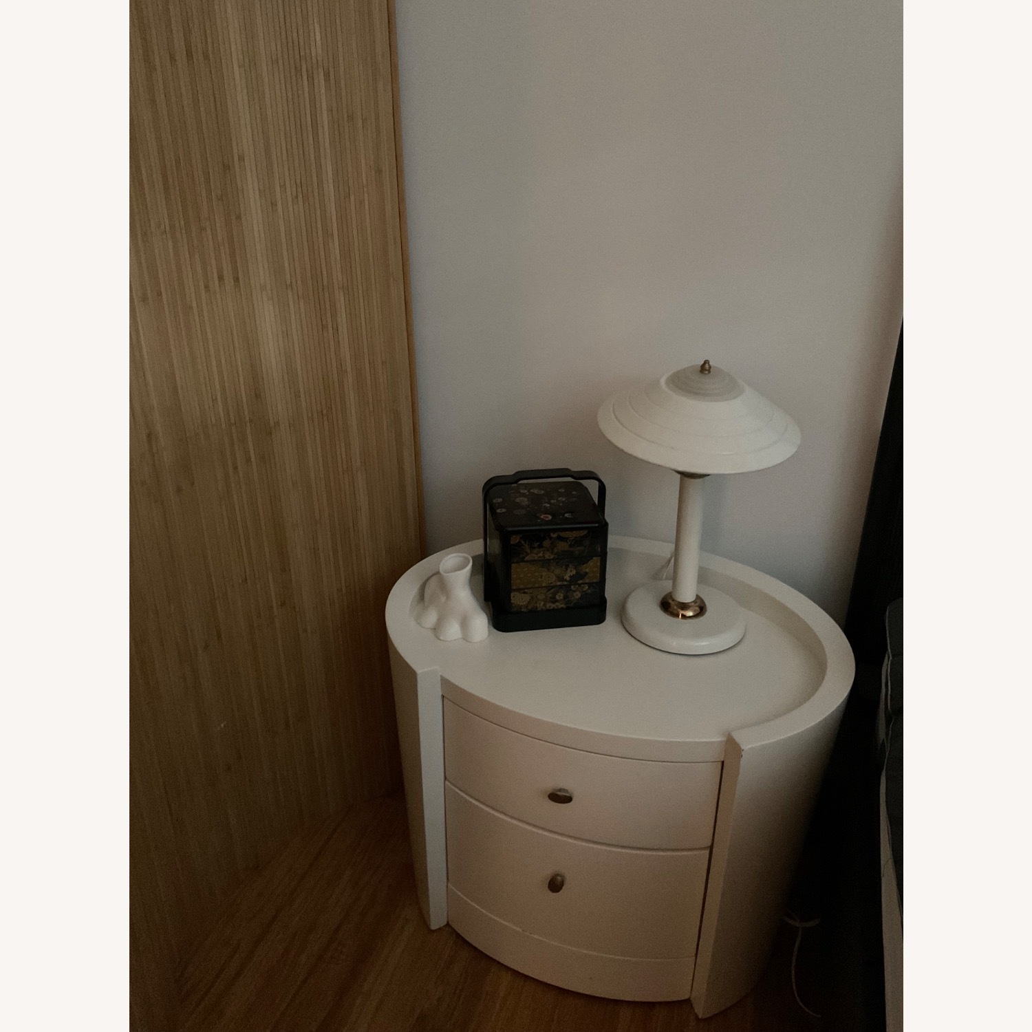 Vintage White Nightstands - image-1