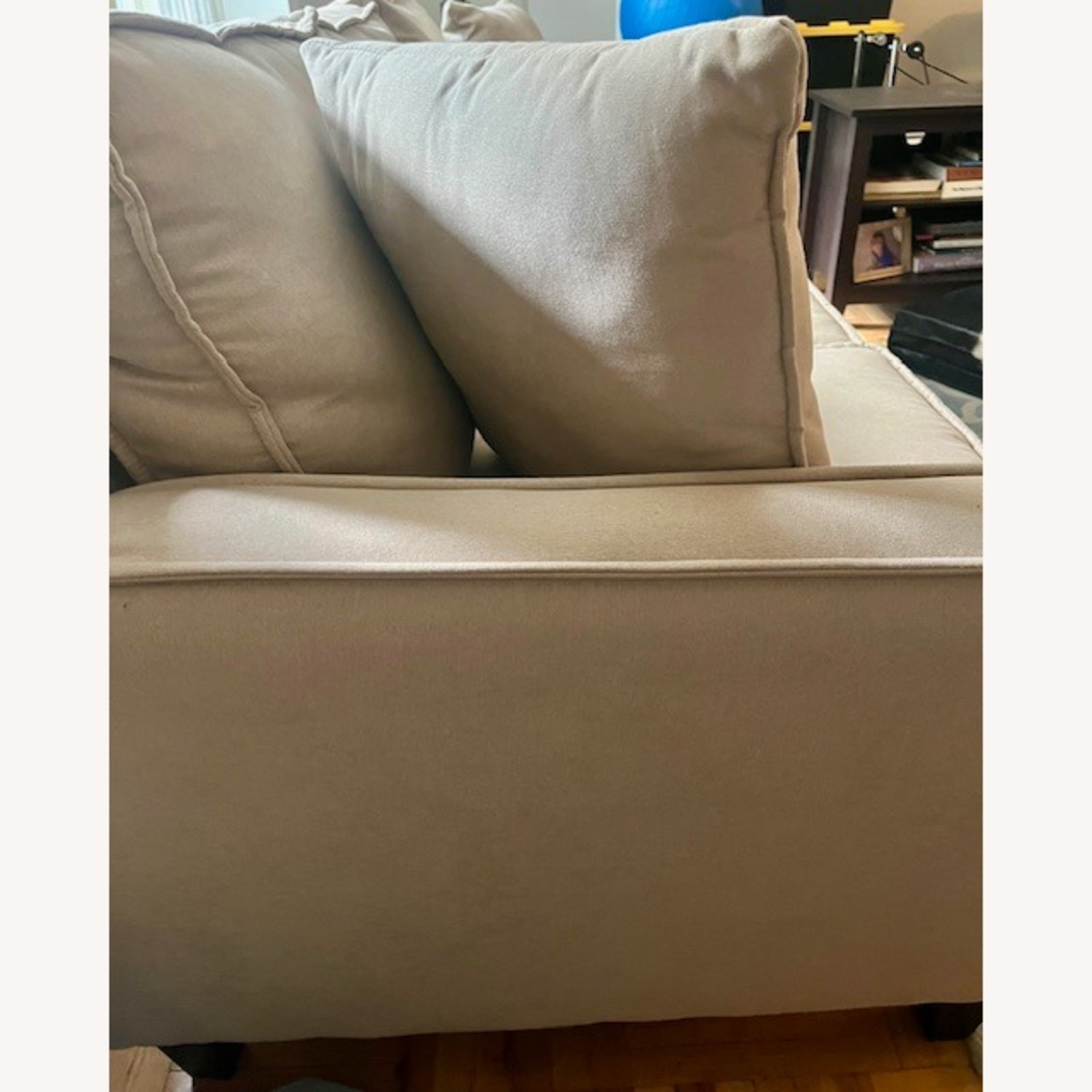 Bob's Beige Fabric 3-seat Sofa - image-3