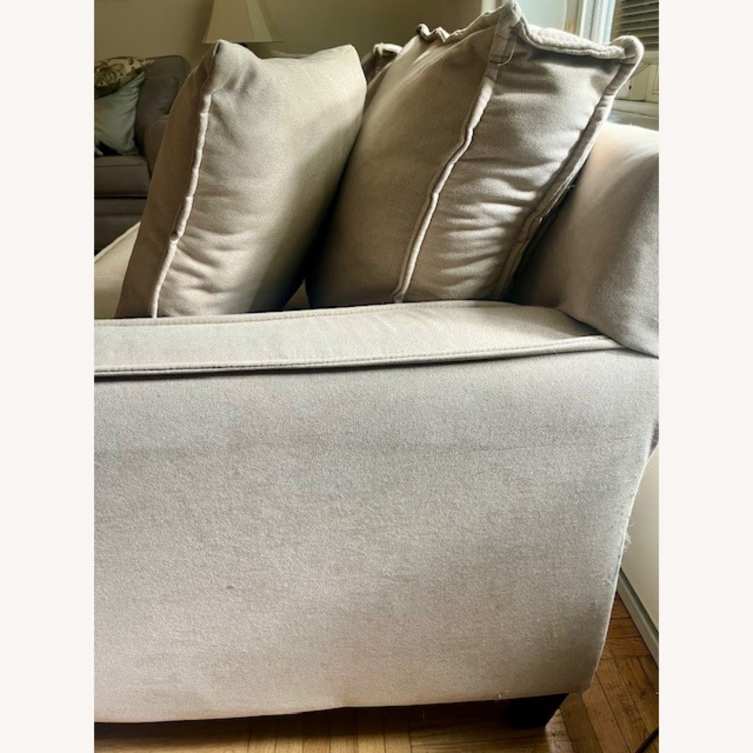 Bob's Beige Fabric 3-seat Sofa - image-5