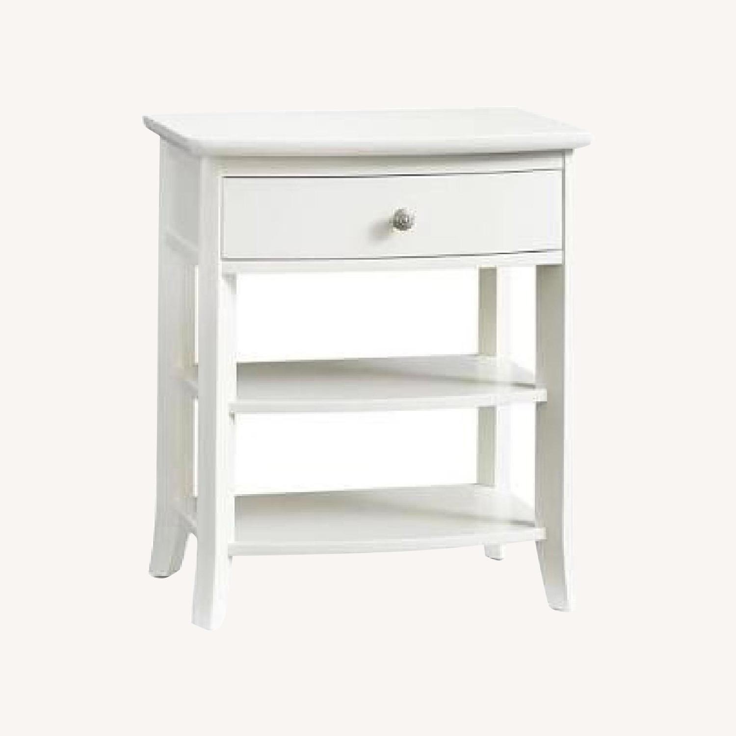 Pottery Barn Chloe Nightstand in White - image-0