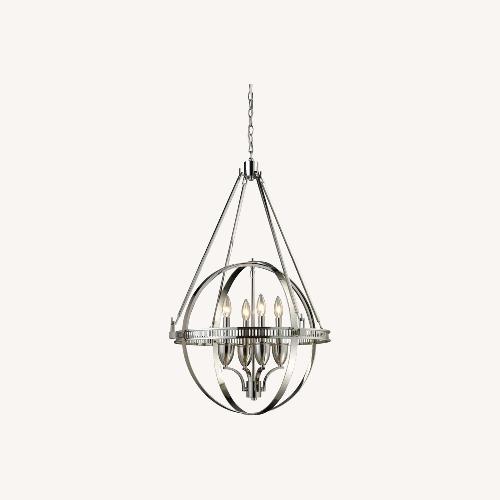 Used Elk Hemisphere 4 light Chandelier for sale on AptDeco