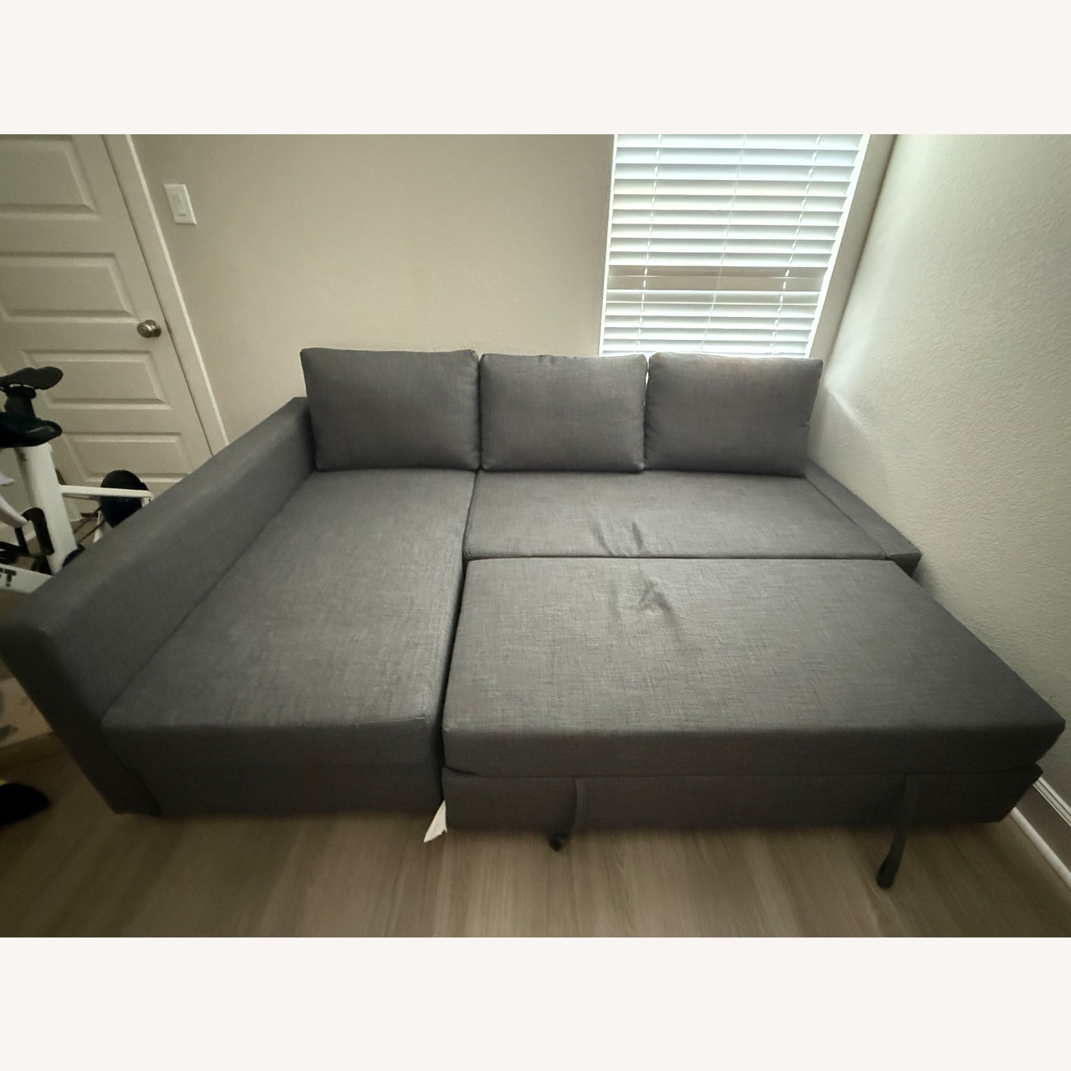 IKEA Pullout Couch with Storage - image-3