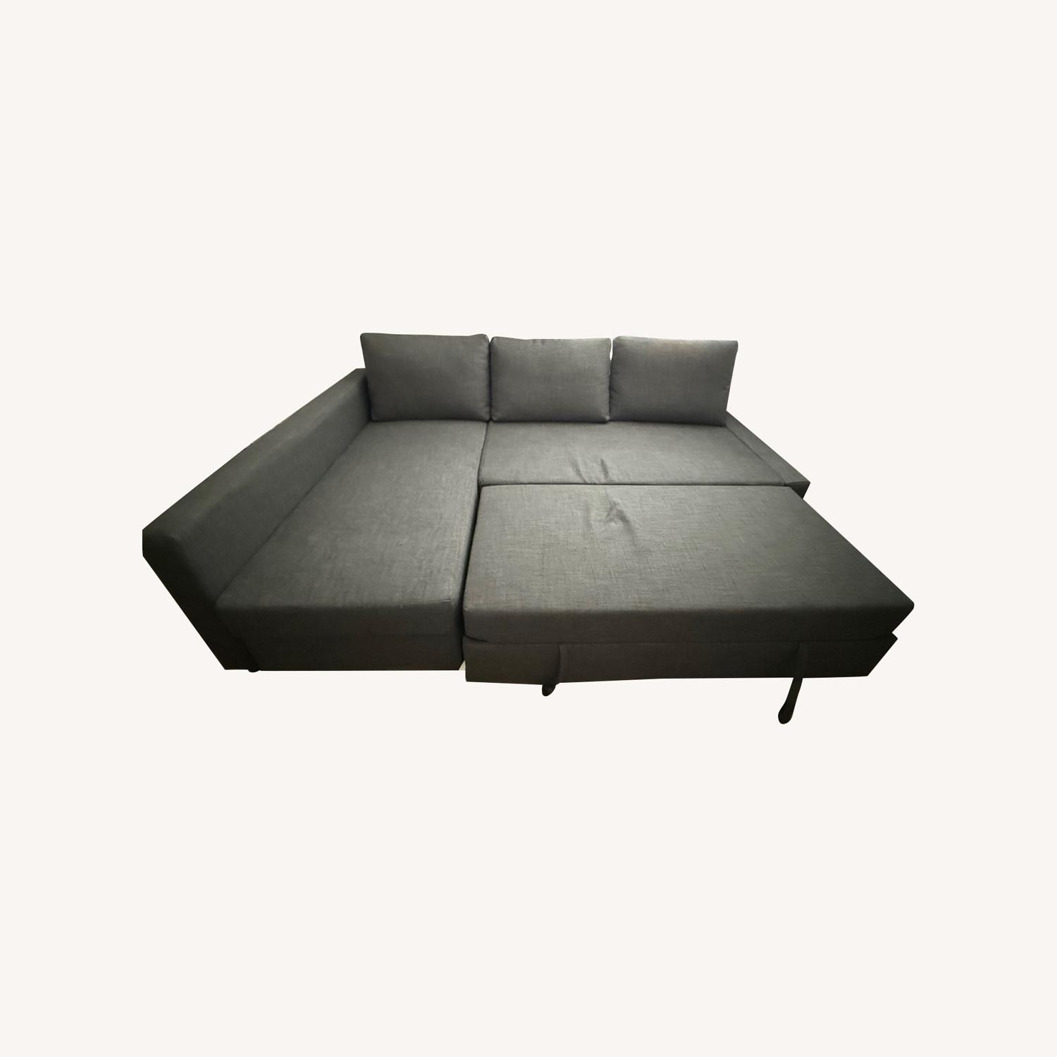 IKEA Pullout Couch with Storage - image-0