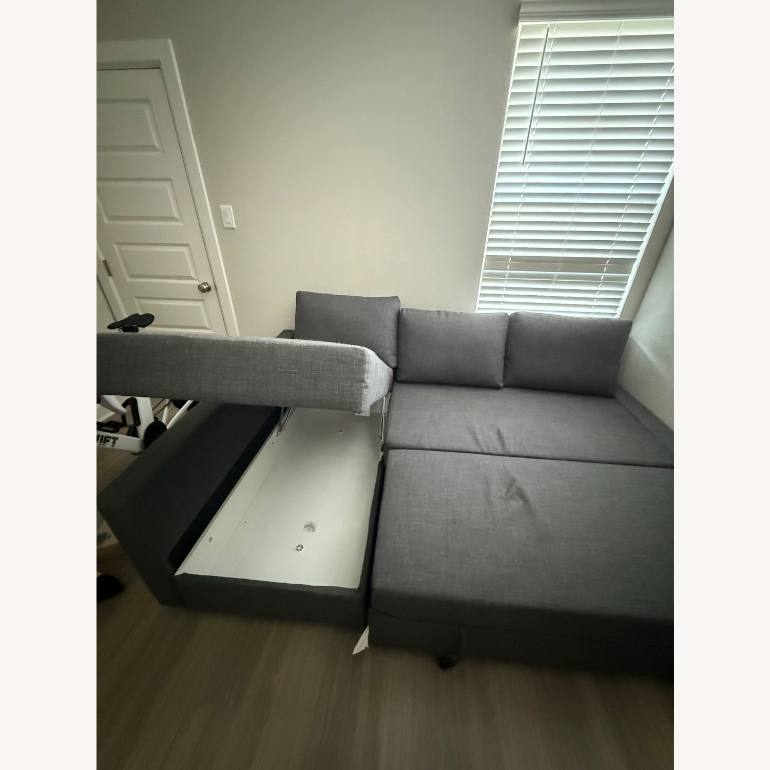 IKEA Pullout Couch with Storage - image-2