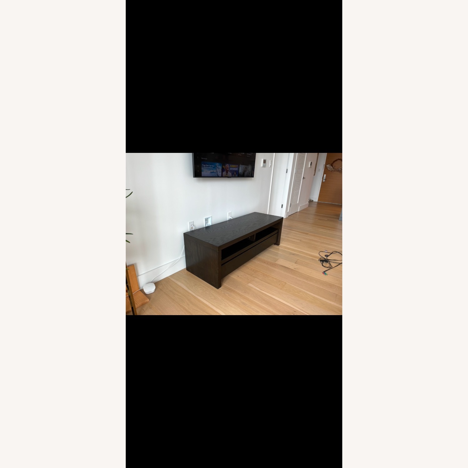 West Elm Dark Brown Media Stand  - image-5