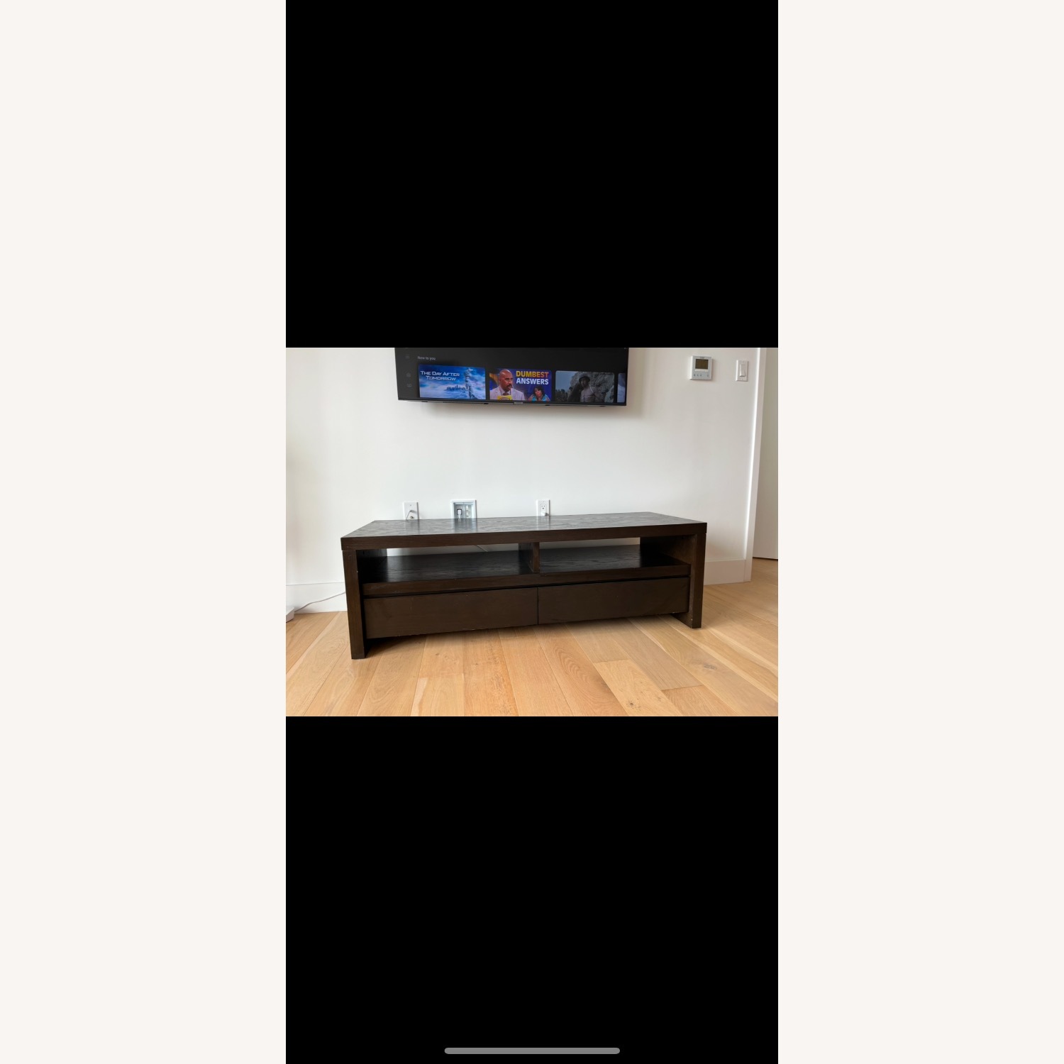 West Elm Dark Brown Media Stand  - image-6