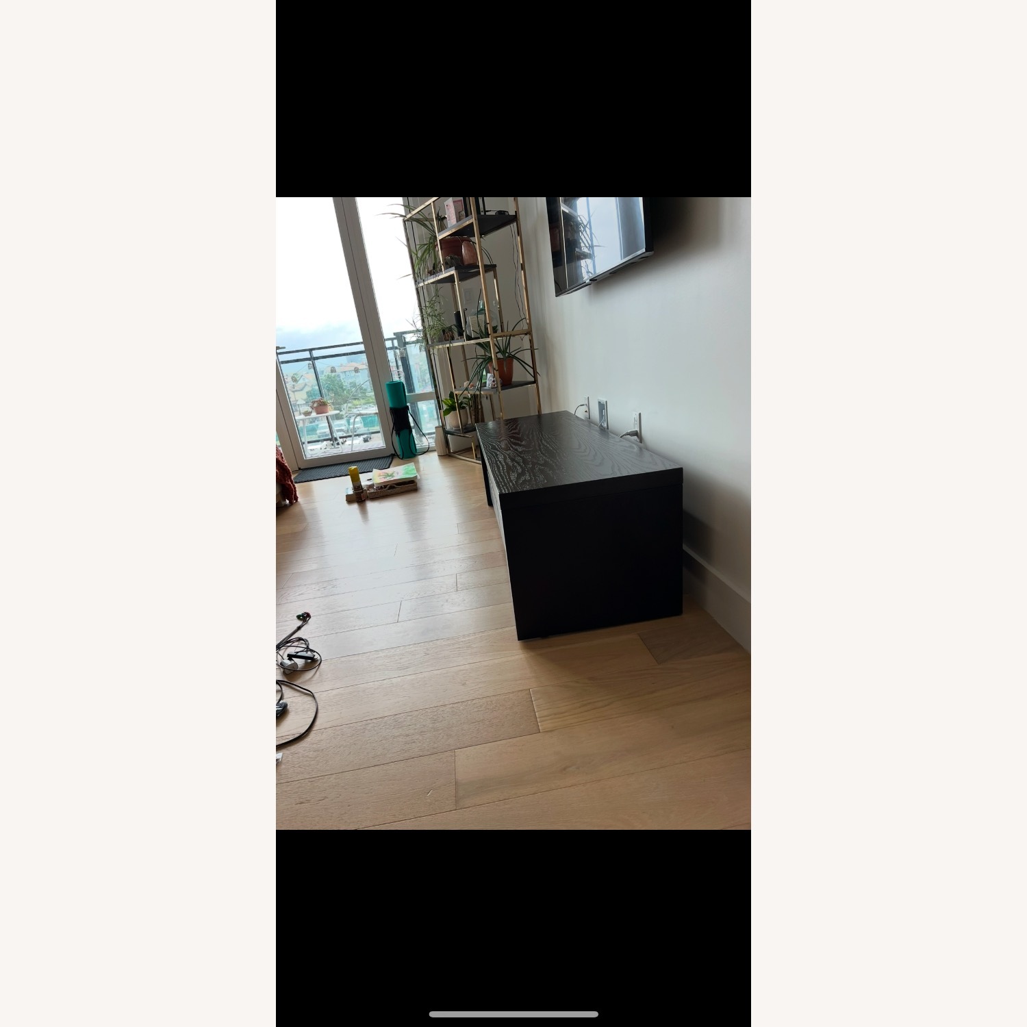 West Elm Dark Brown Media Stand  - image-4