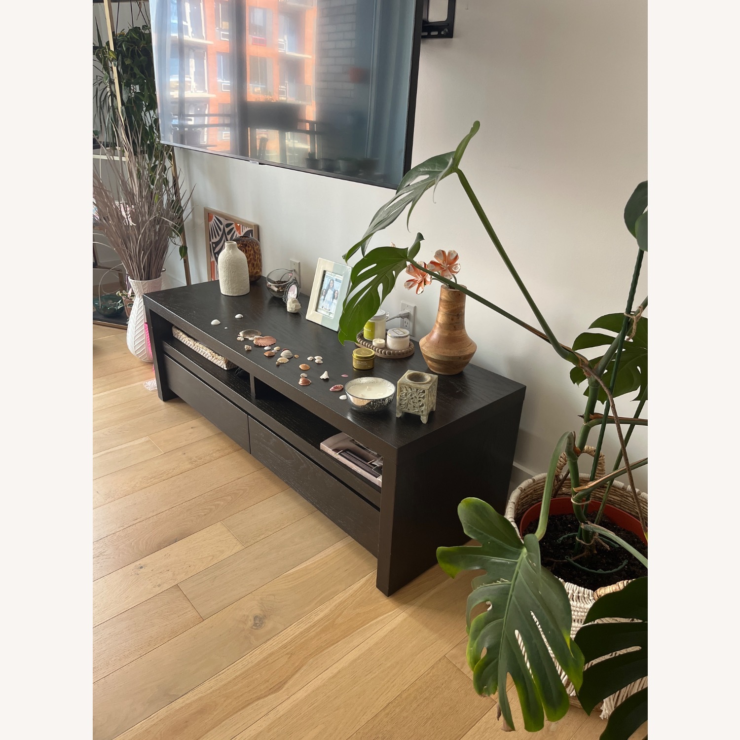 West Elm Dark Brown Media Stand  - image-3