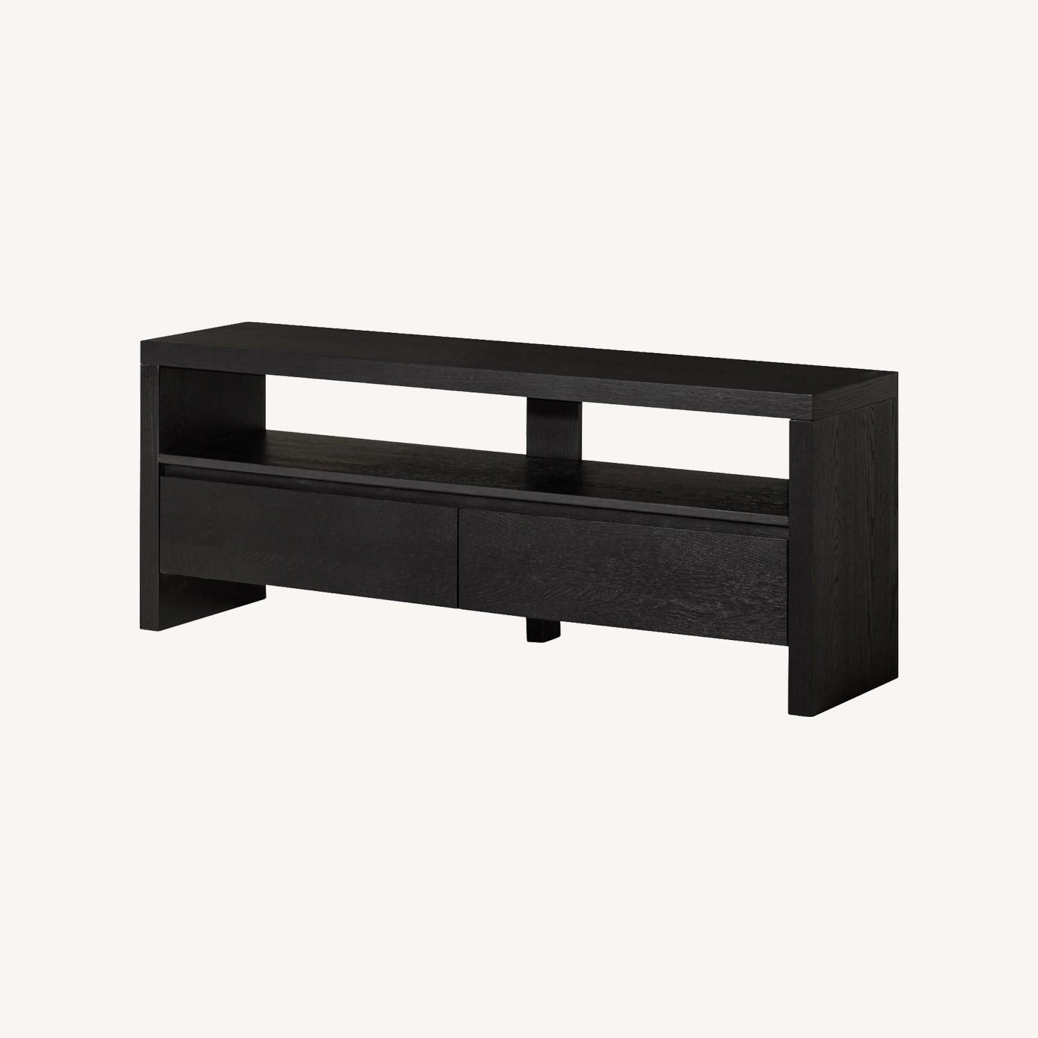 West Elm Dark Brown Media Stand  - image-0