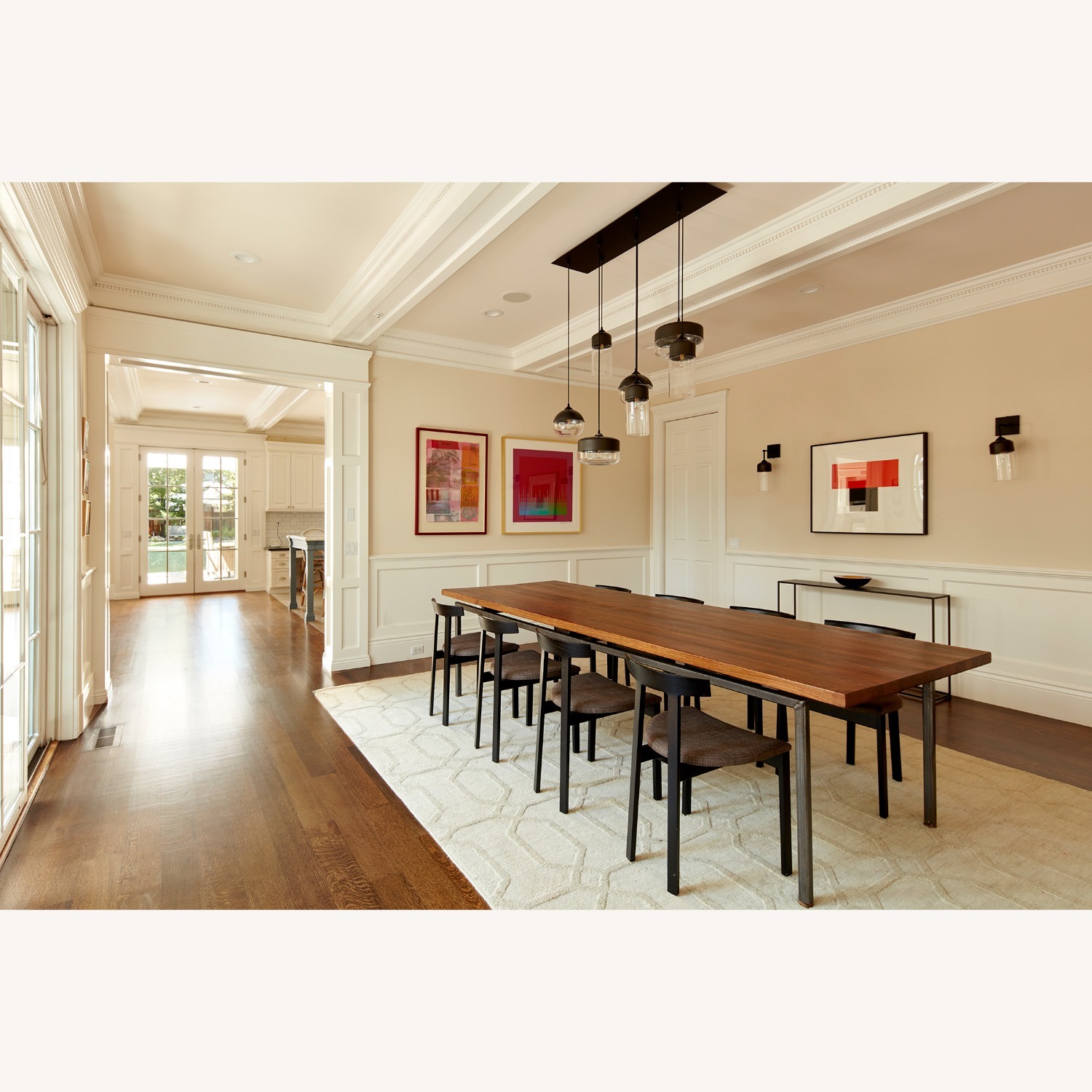 Hennepin Made 7 Parallel Pendant Chandelier  - image-2