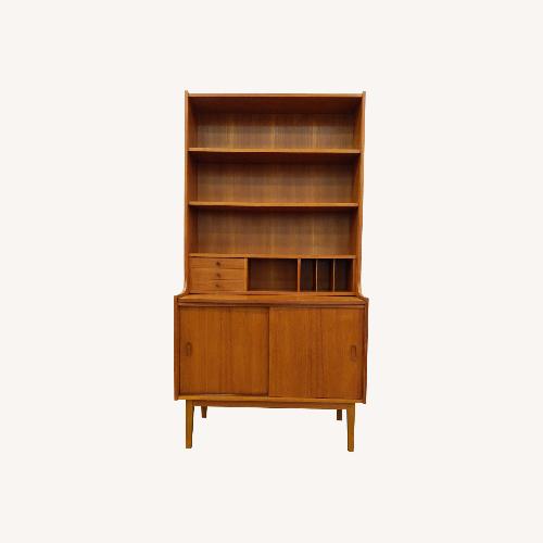 Used Vintage Danish Modern Teak Secretary / Bookshelf for sale on AptDeco