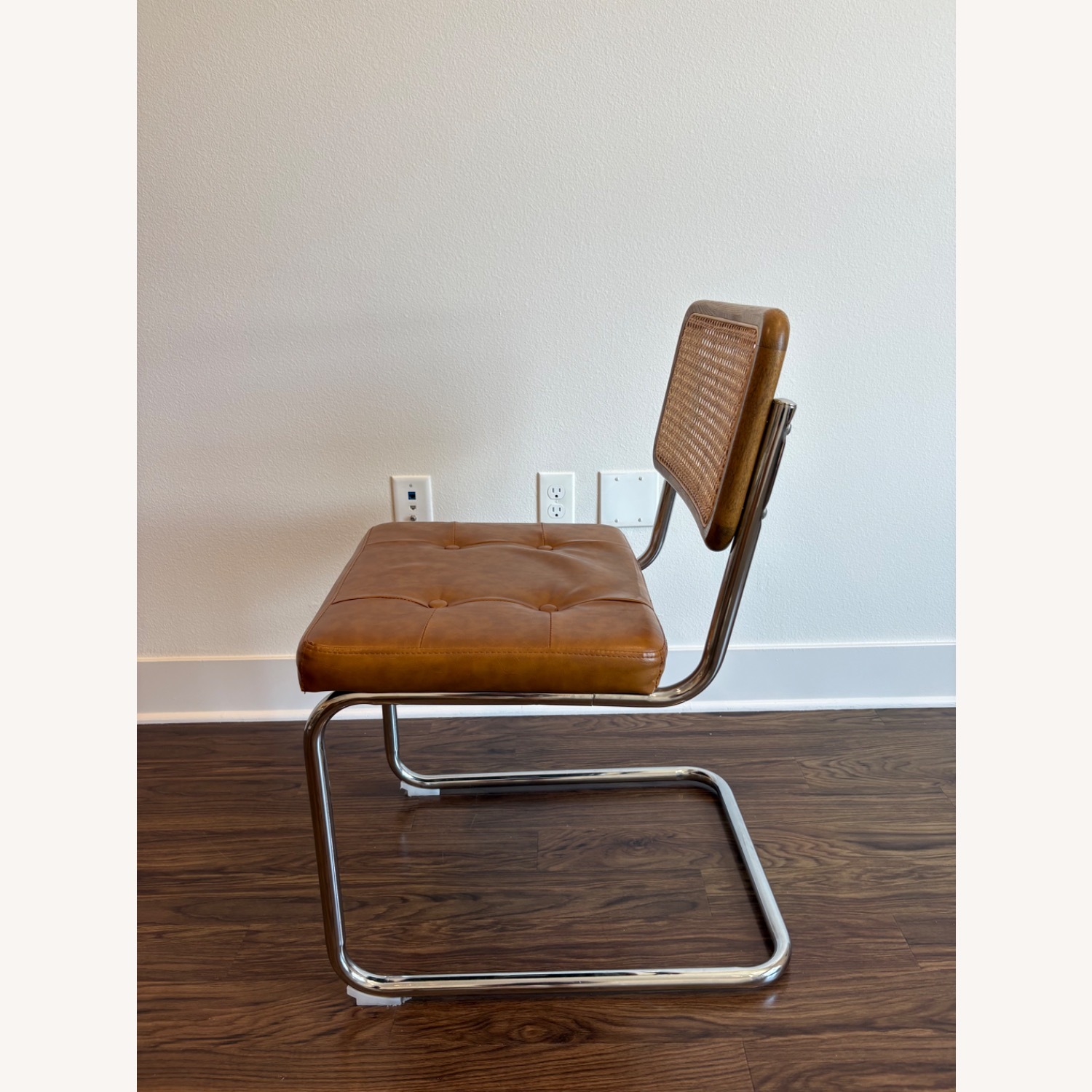 Rattan Dining Chairs with Metal Accents - image-4