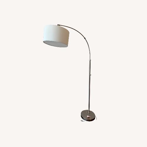 Used Drum Shade Arc Floor Lamp for sale on AptDeco