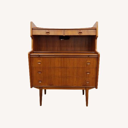 Used Vintage Danish Modern Teak Secretary Desk for sale on AptDeco