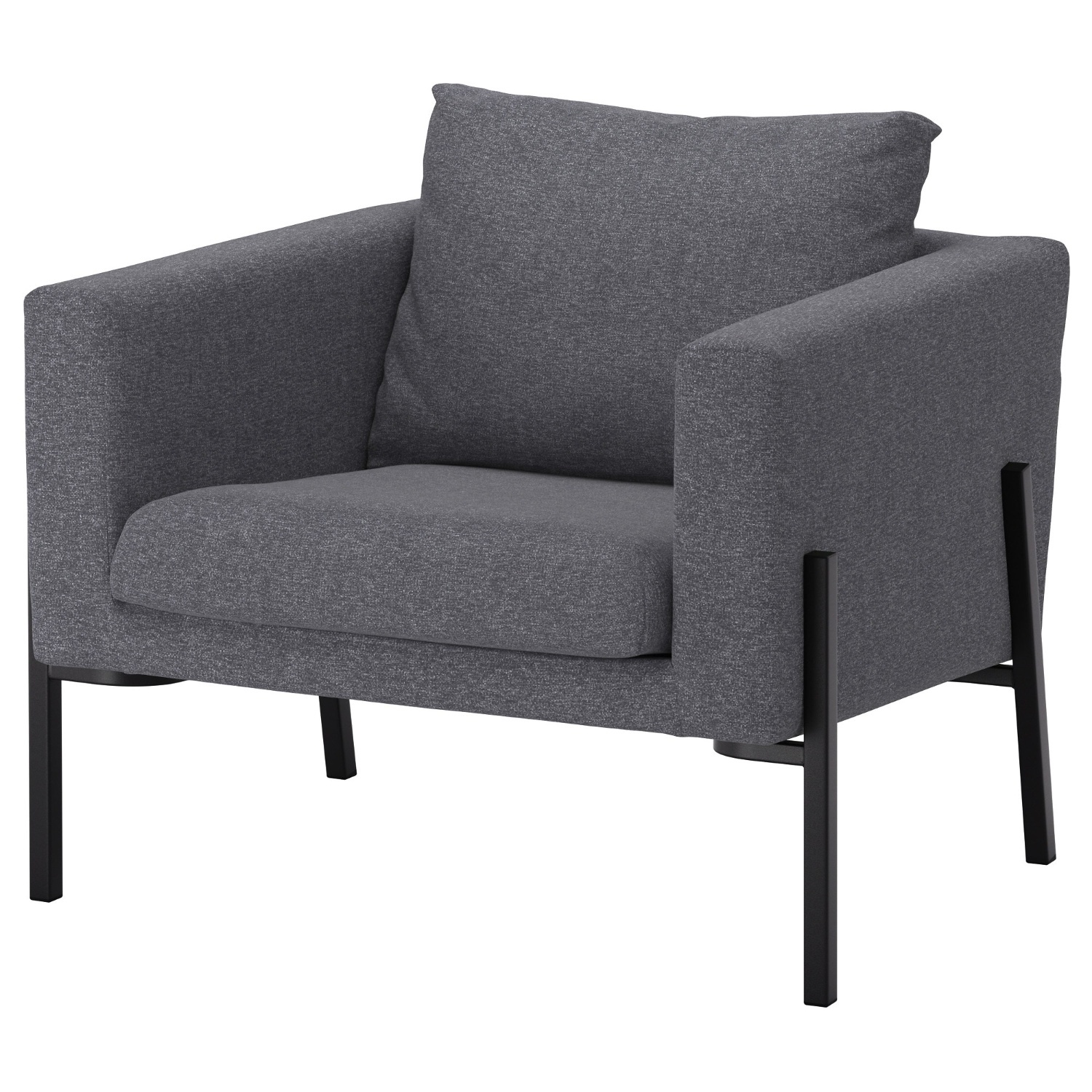 IKEA　KOARP コアルプ パーソナルチェア IKEA Koarp Arm Chair Dark Grey - AptDeco