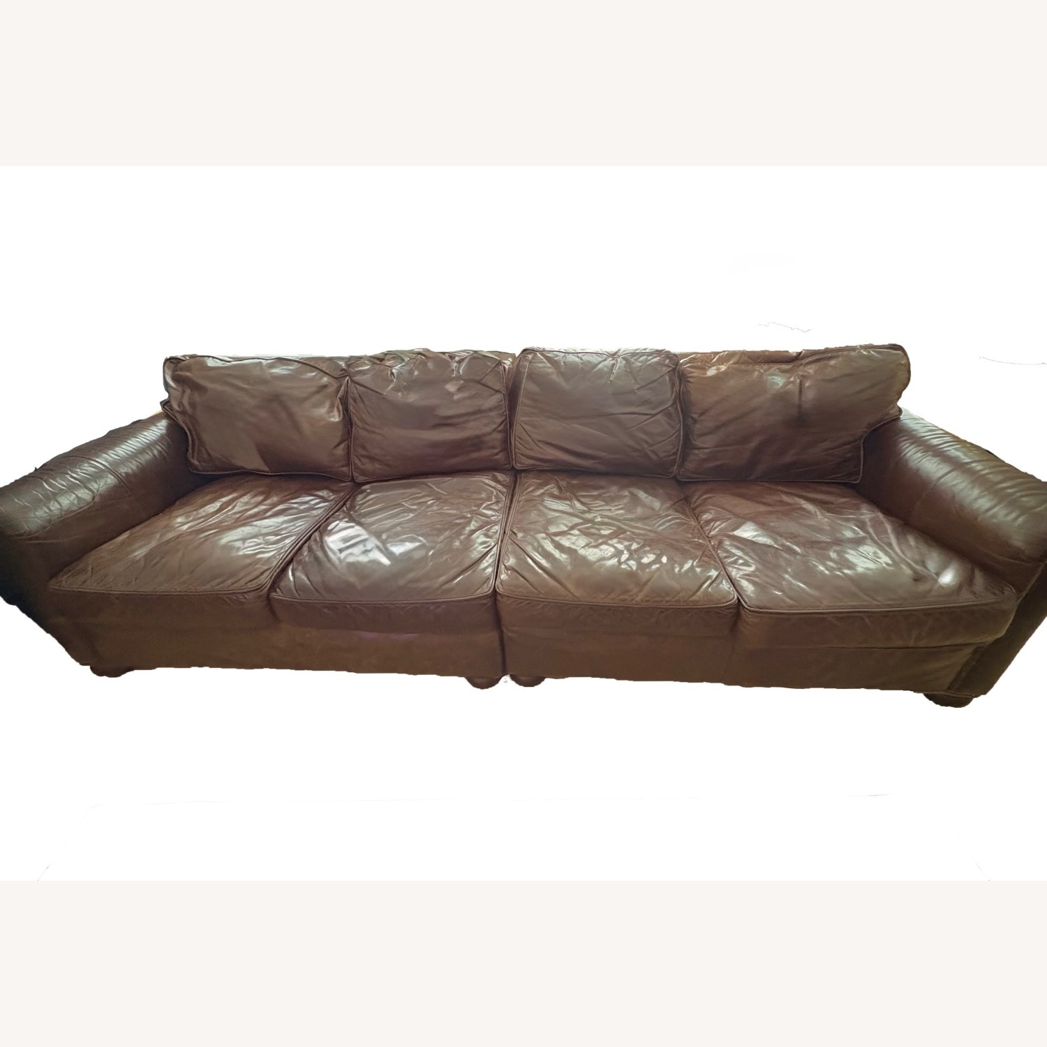 Restoration Hardware Lancaster Leather Sectional - image-0