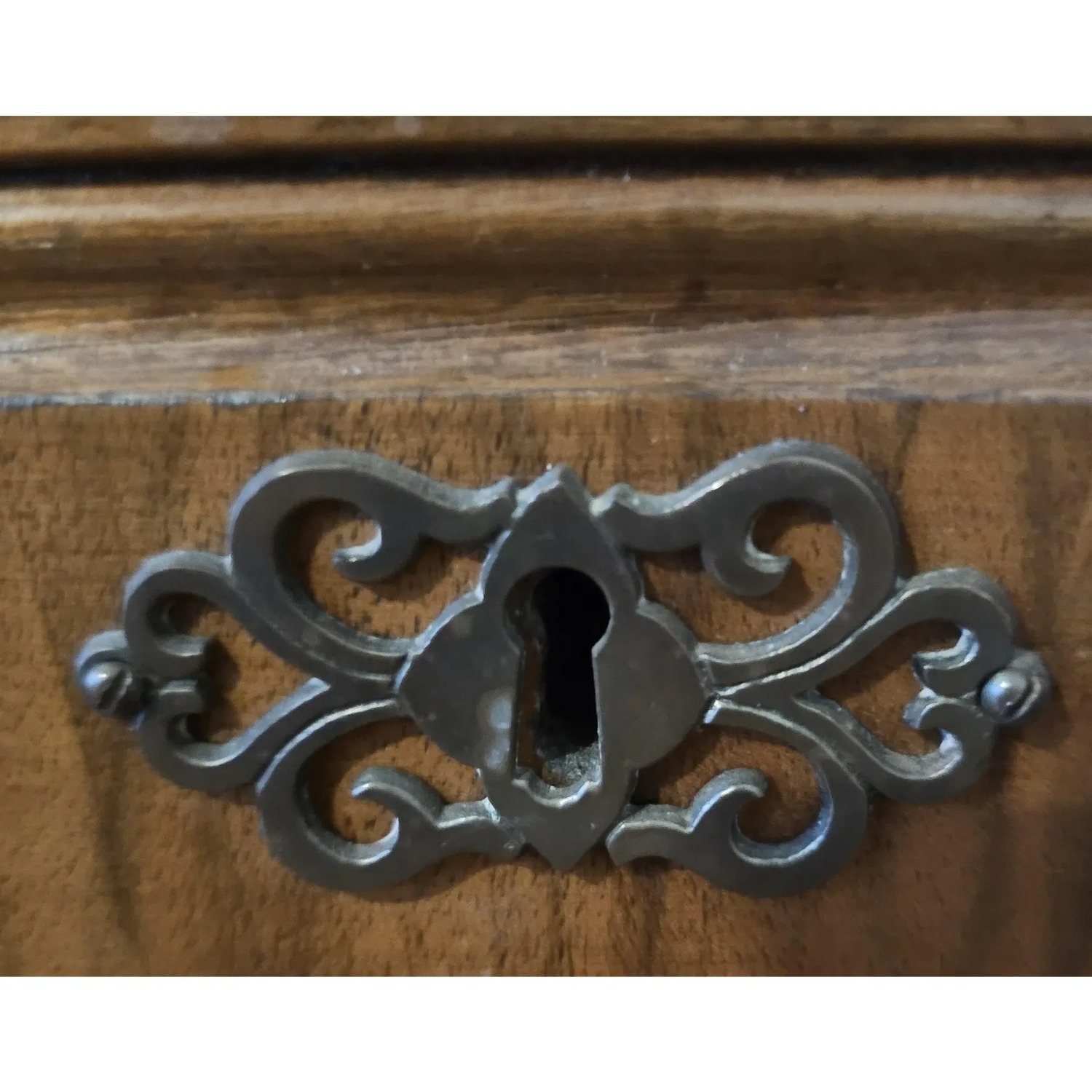 19th Century Walnut Armoire Wardrobe - image-11