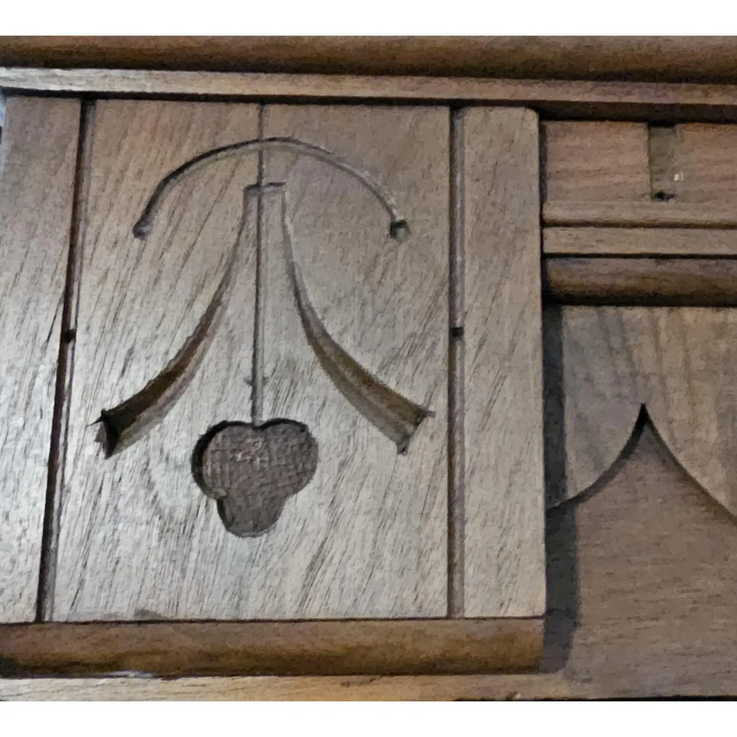 19th Century Walnut Armoire Wardrobe - image-8