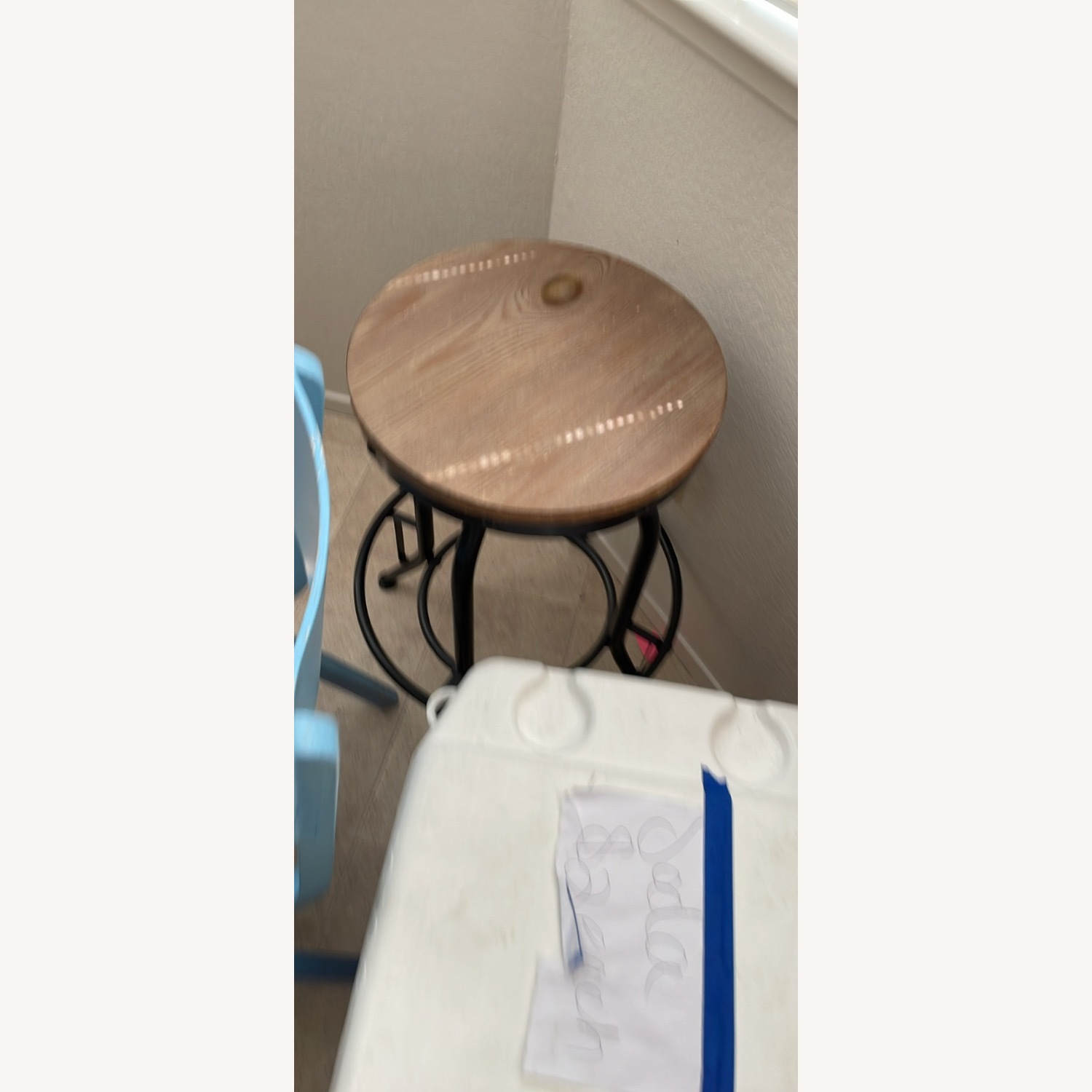 Iron Base Barstool Sets With a Widen Top/Finish - image-4