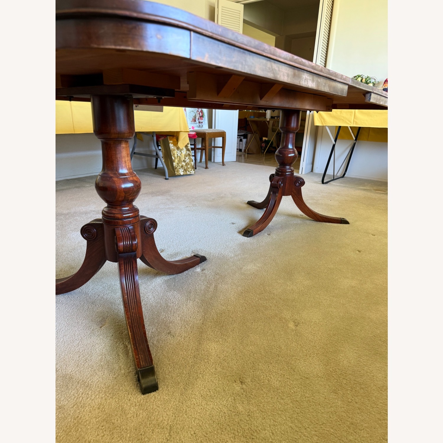 Drexel Vintage Mahogany Dining Table - image-5