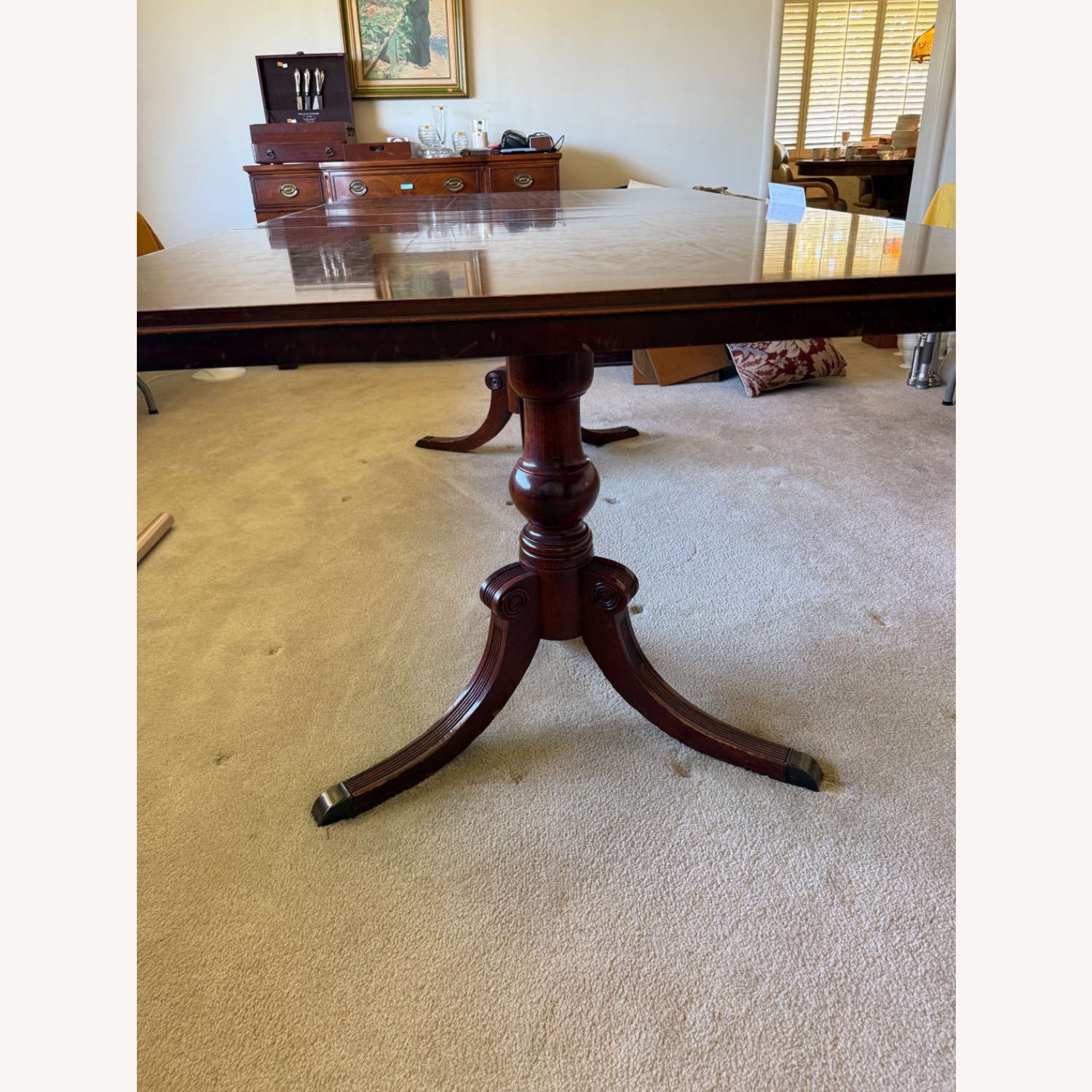 Drexel Vintage Mahogany Dining Table - image-3