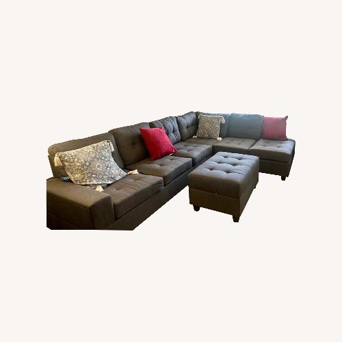 Used Gray Sectional Sofa  for sale on AptDeco
