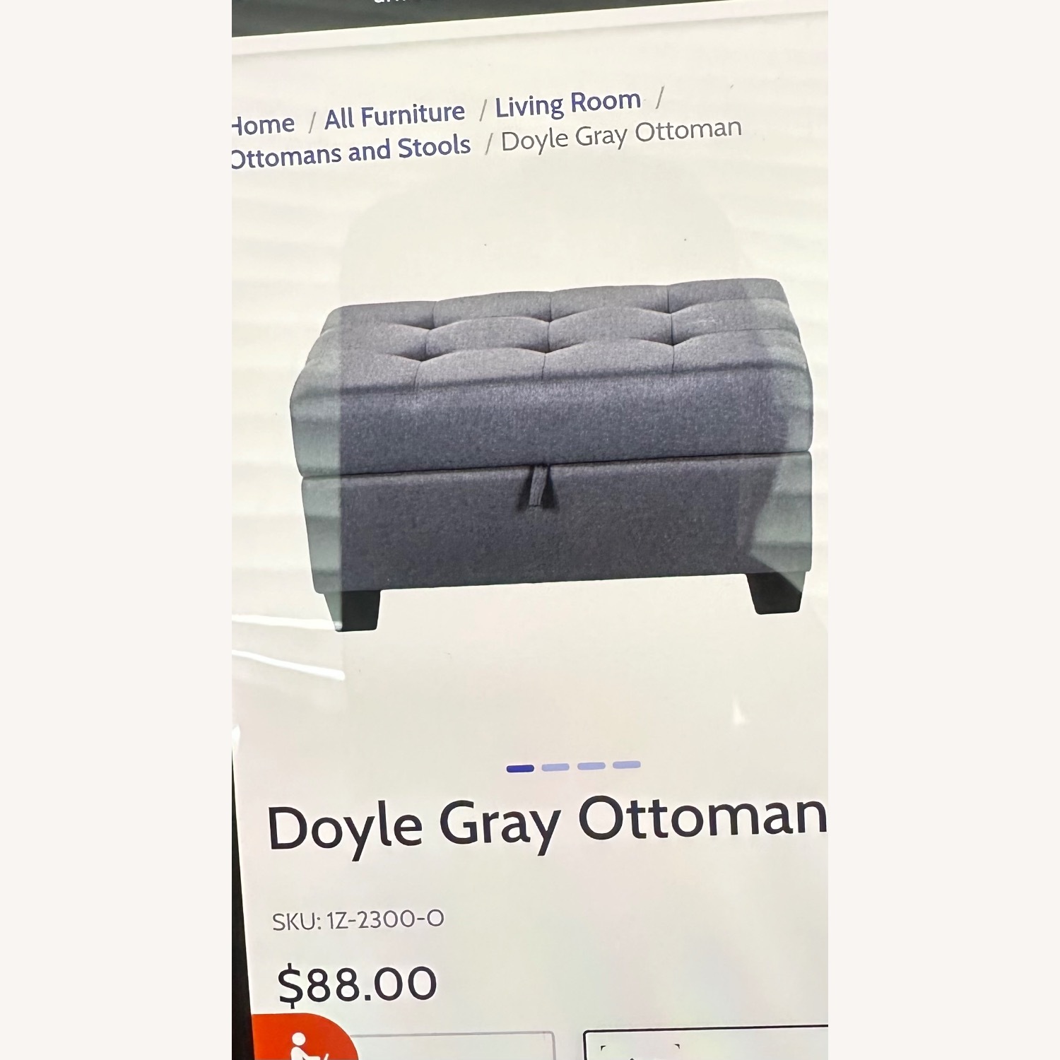 Gray Sectional Sofa - image-4