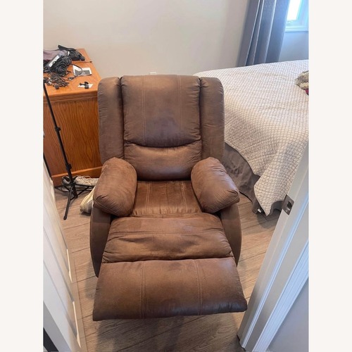 Used Ashley Bladewood Manual Recliner for sale on AptDeco