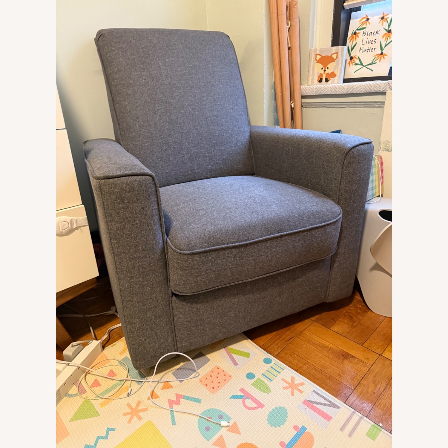 Abbyson Living Hampton Nursery Swivel Glider Recliner - image-2