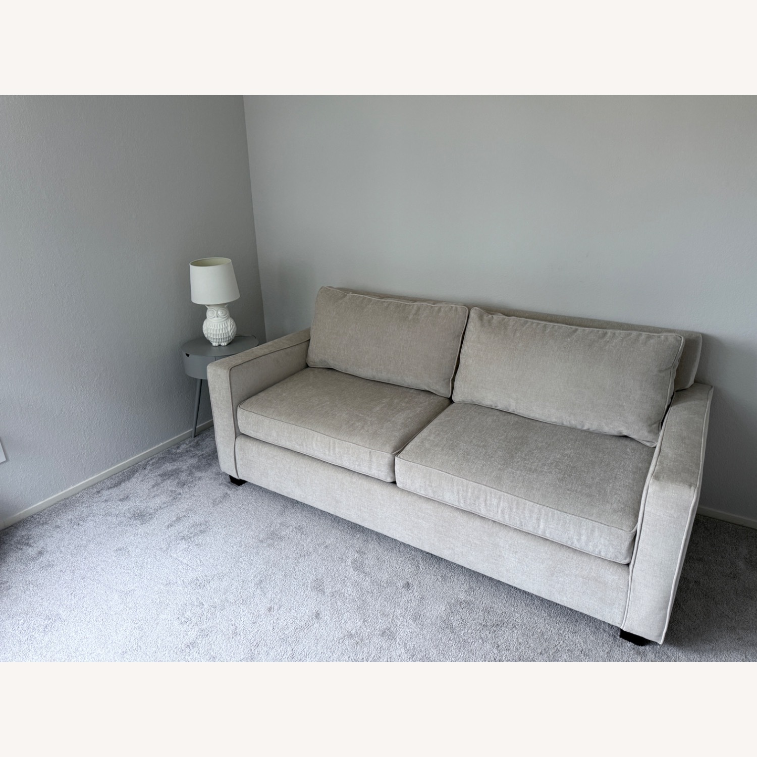 West Elm Henry Queen Sleeper Sofa Pearl Gray - image-3