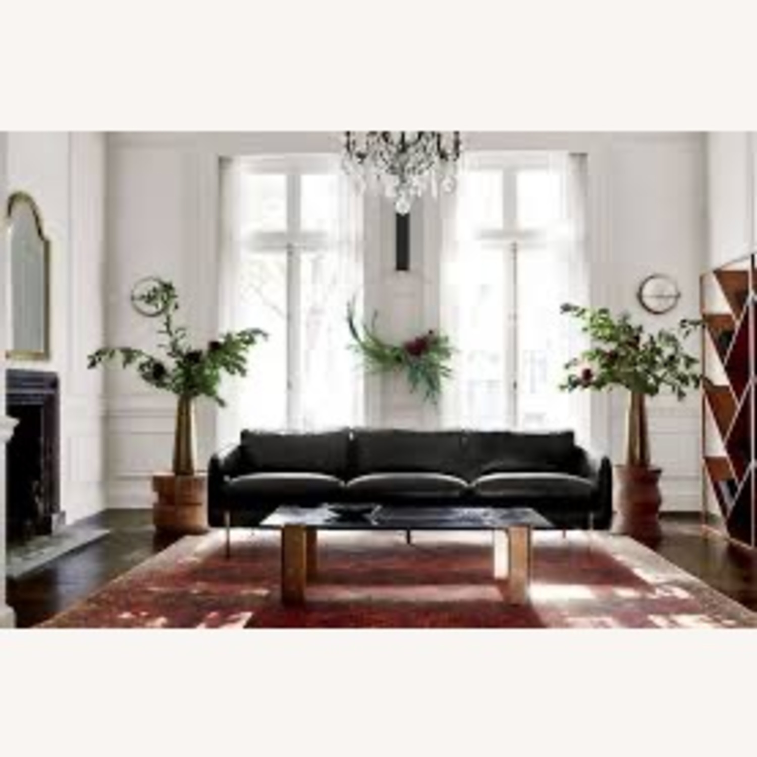 CB2 Horton Black Sofa - image-1