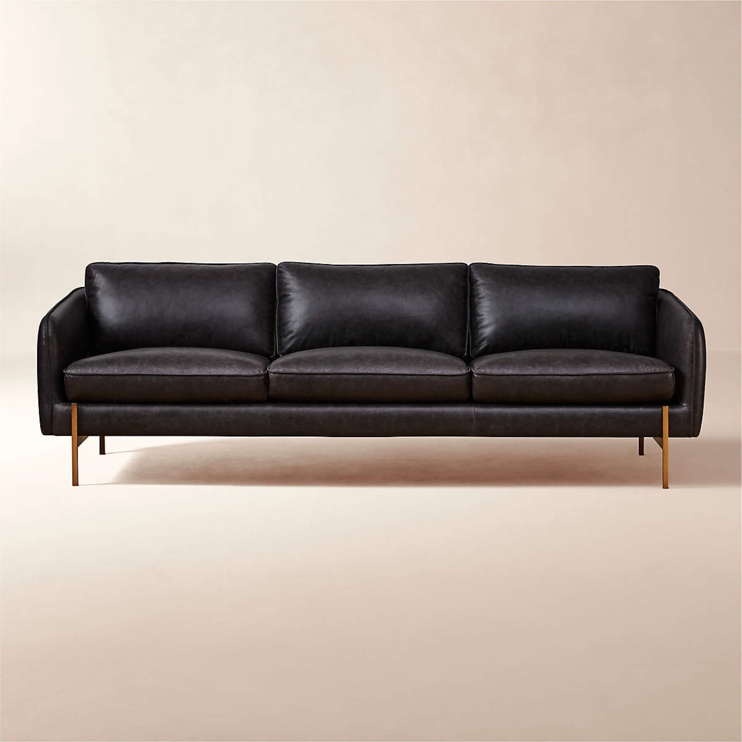 CB2 Horton Black Sofa - image-3
