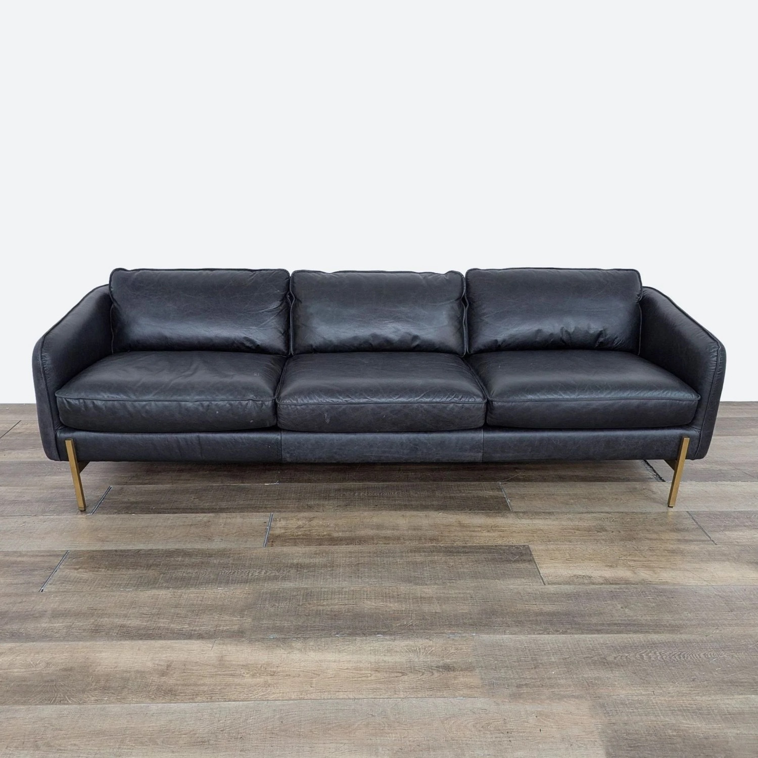 CB2 Horton Black Sofa - image-2