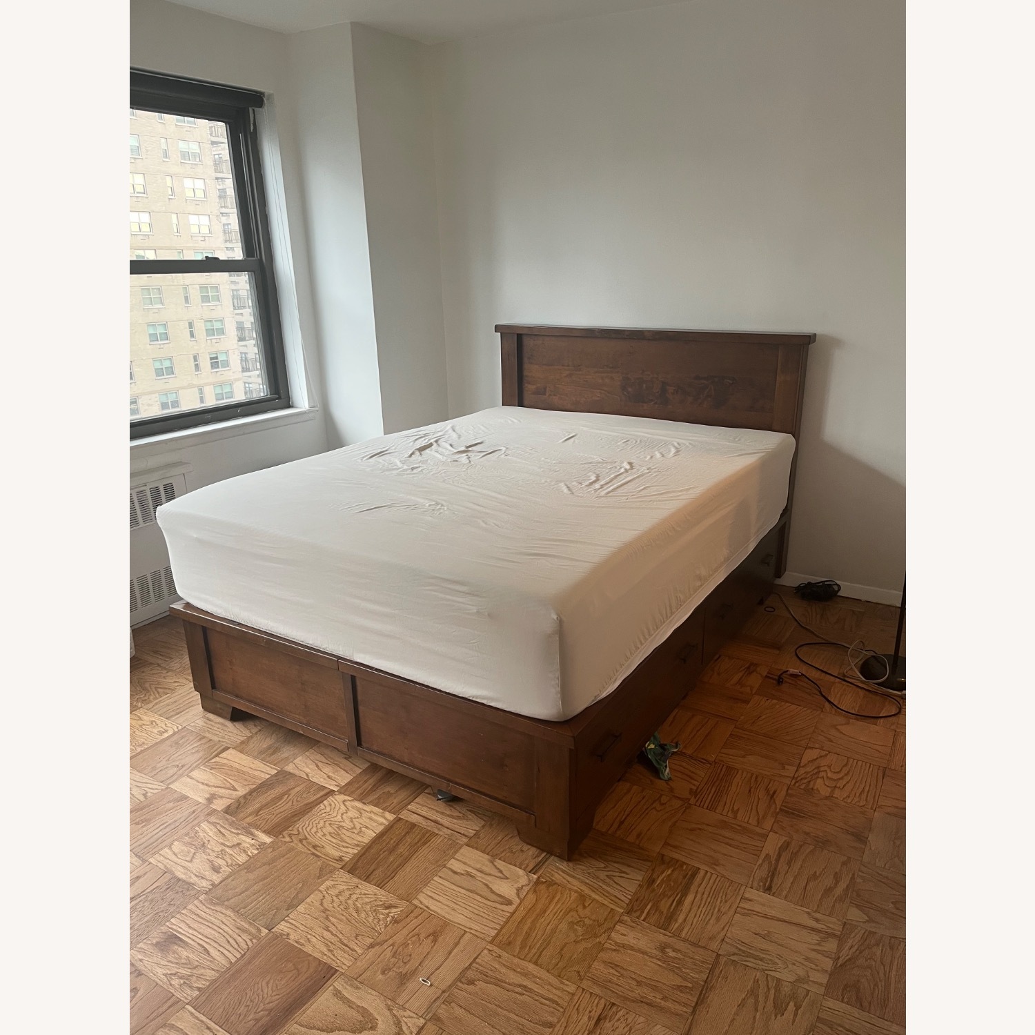 Pottery Barn Sumatra Storage Bed Frame Queen - image-2