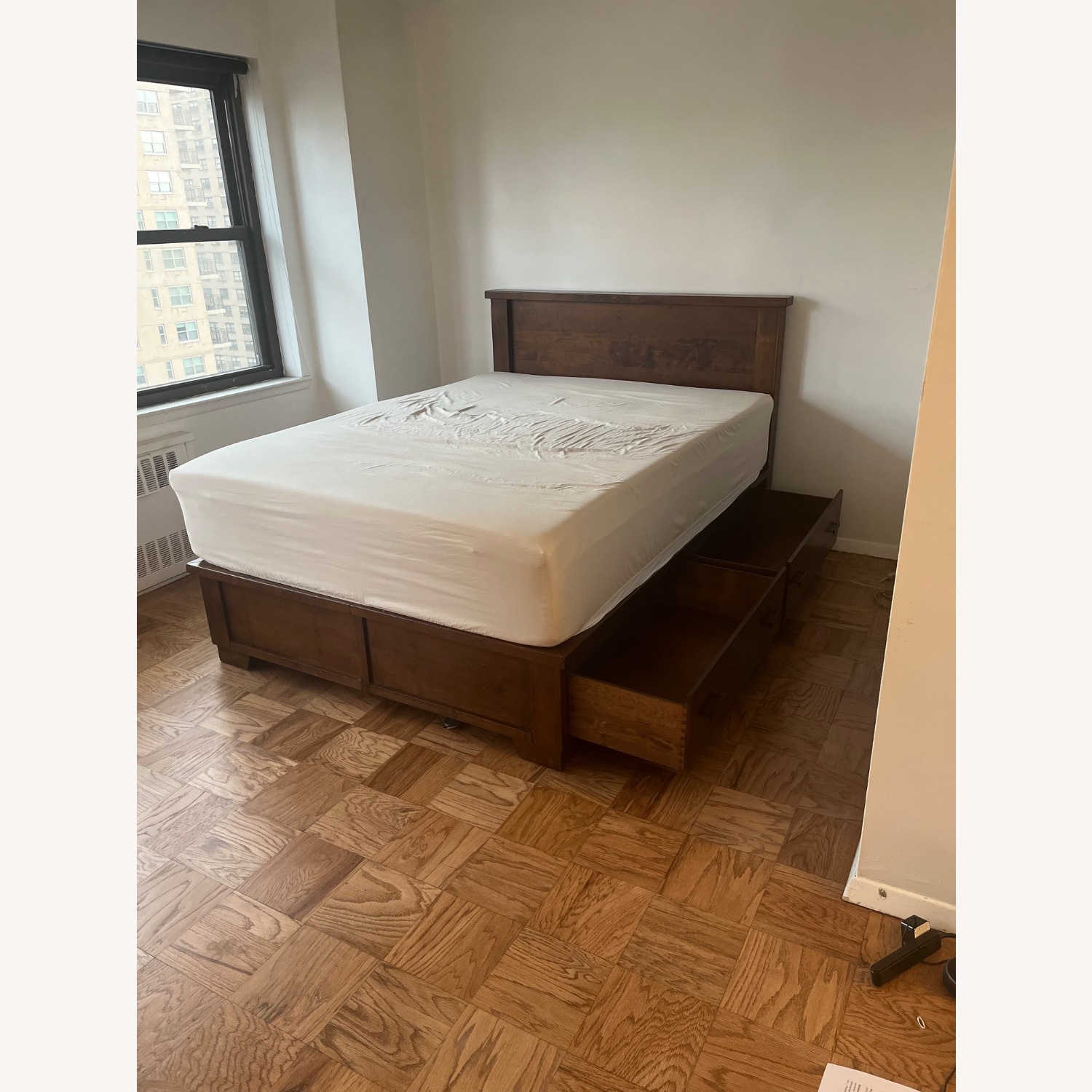 Pottery Barn Sumatra Storage Bed Frame Queen - image-3